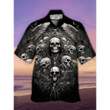 Eye-catching Skull Hawaiian Short Sleeve Shirt