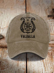 Men's Viking Victory Or Valhalla Print Hat