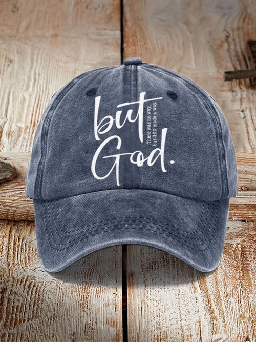 Faith Christian But God Bible Verse Sun Hat