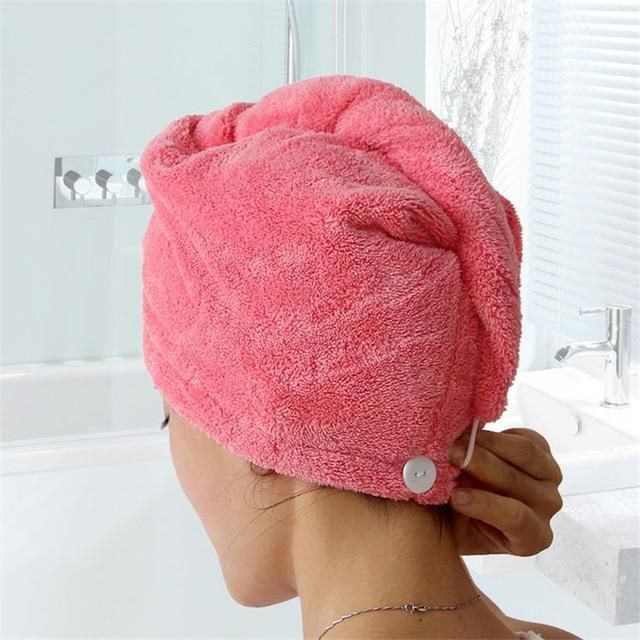✅ Rapid Drying Hair Towel