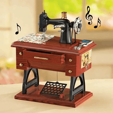 💥Mini Sewing Machine Music Box