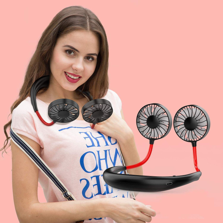 Hands-Free Cooling Neck Fan