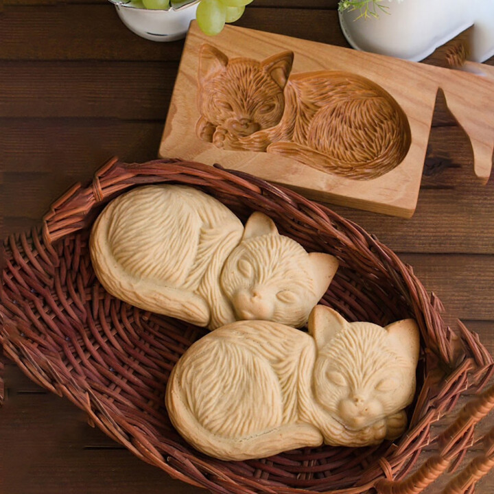 Wood Patterned Cookie Cutter – Embossing Mold For Cookies