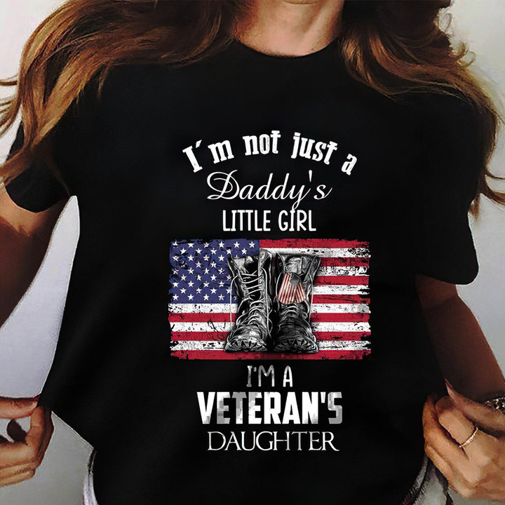 Show Your Support for Veterans with Our Exclusive "Veterans Daughter" T-Shirt