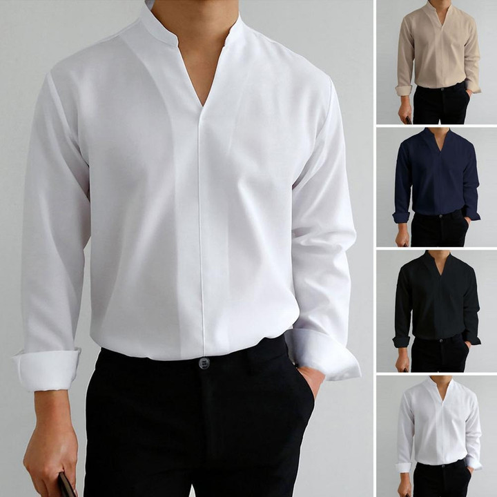 Gentlemen Simple Design Casual Shirt