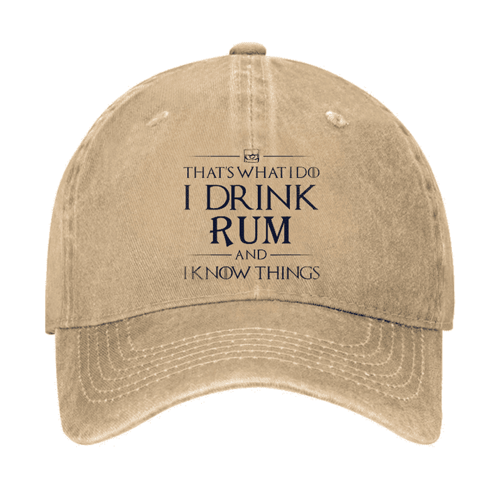 I Drink Rum - Cap