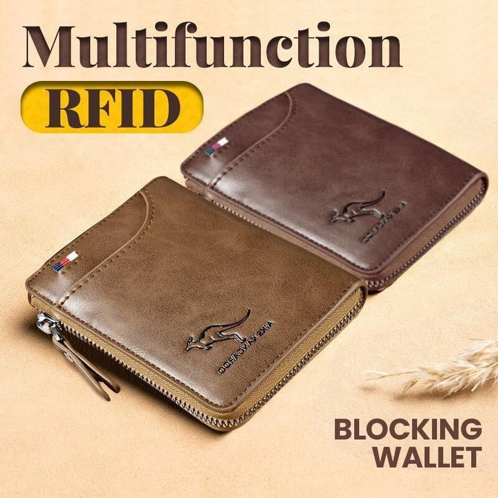 🎁 Multifunction RFID Blocking Wallet