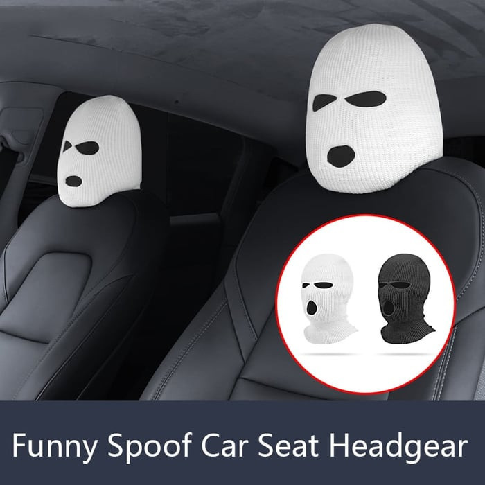 Funny Spoof Car Seat Headgear