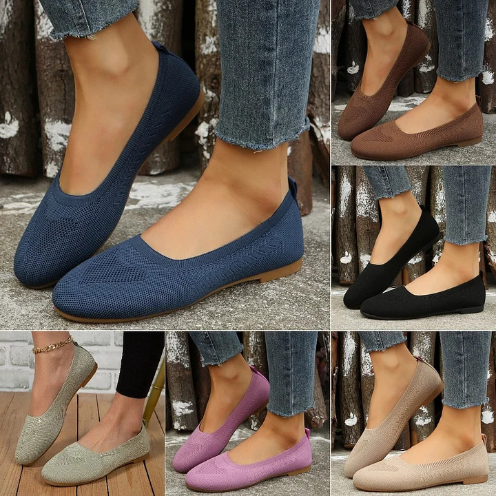 Women's Woven Breathable Flat Shoes