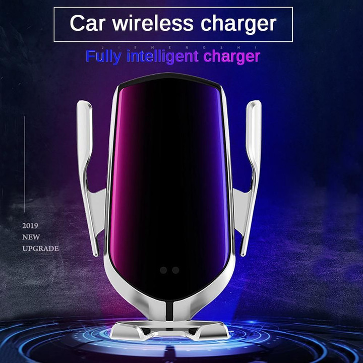 Auto-Clamping Car Phone Charger
