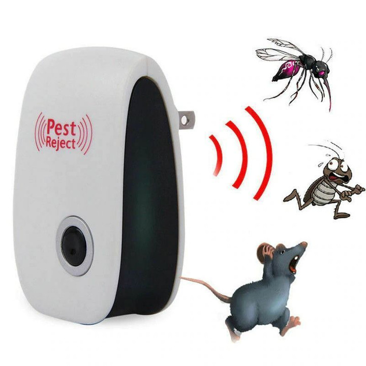 ✨Electronic Ultrasonic Pest Reject Mosquito Cockroach Mouse Killer Repeller