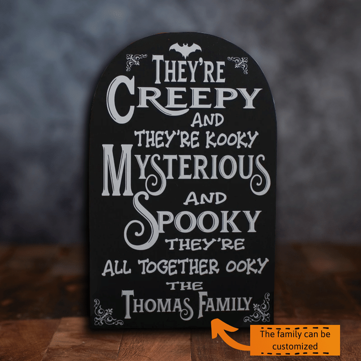 Addams Family Sign 🎃Early Halloween Promotions - 50% OFF🎃
