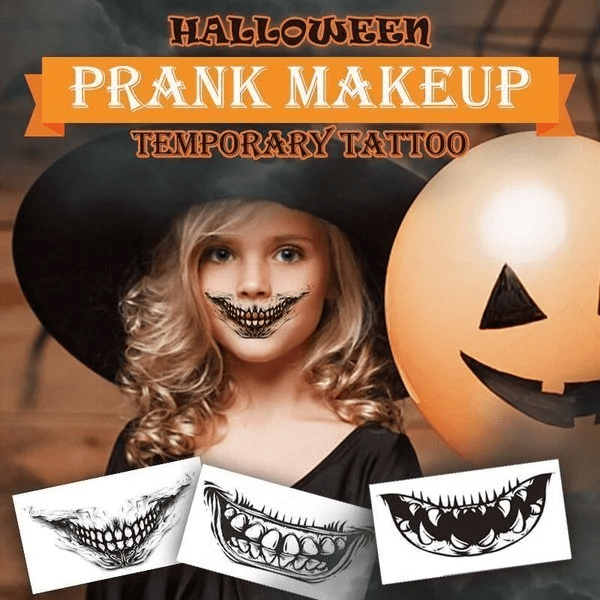 Halloween Prank Makeup Temporary Tattoo 🎃Early Halloween Promotions - 50% OFF🎃