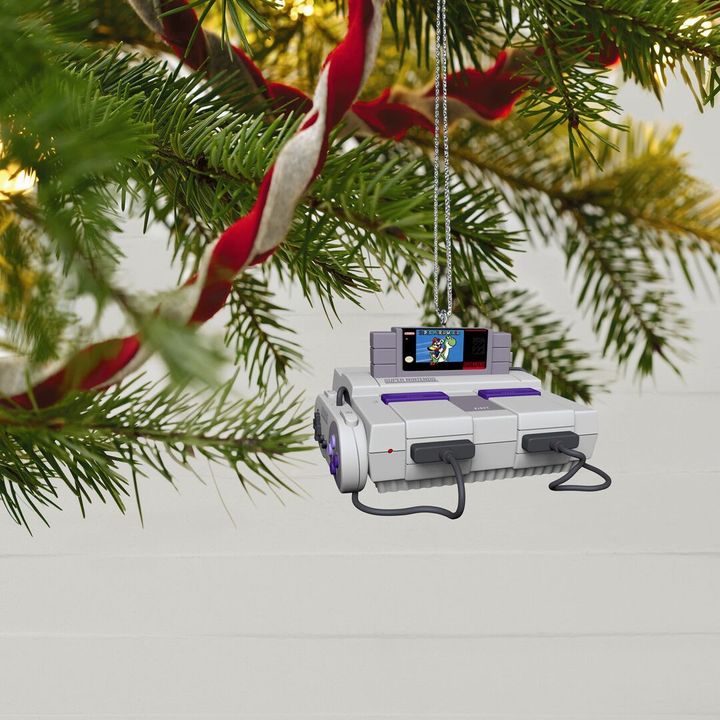 Super Nintendo Entertainment System™ Console Ornament With Light and Sound 🔥AUTUMN SALE 50% OFF🔥
