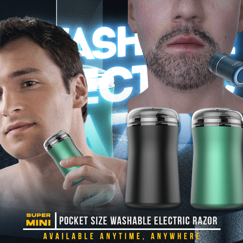 Pocket Size Washable Electric Razor 🔥50% OFF - LIMITED TIME ONLY🔥