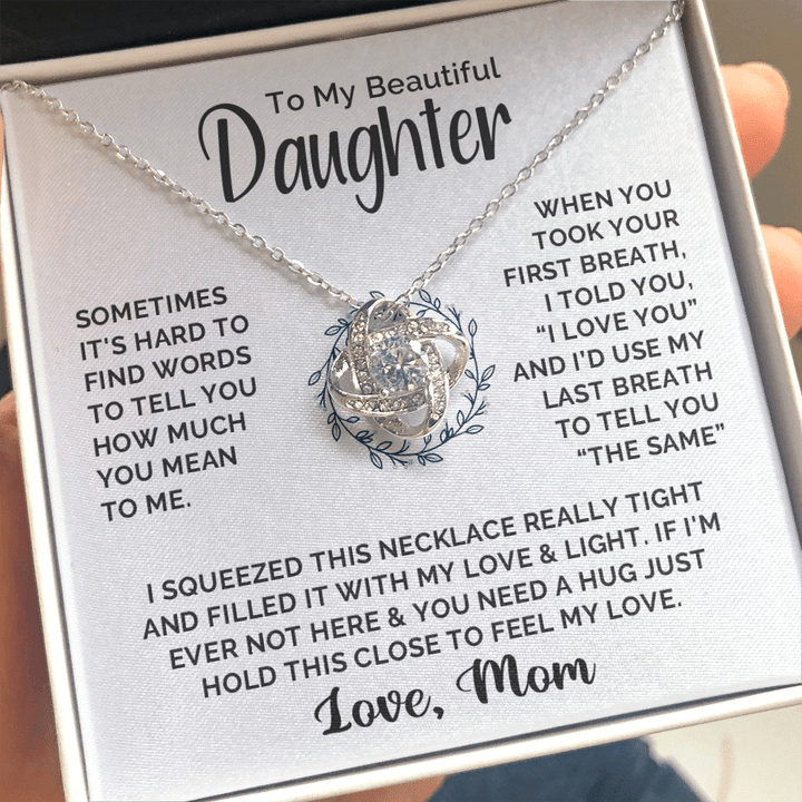 🎁 To My Daughter Necklace
