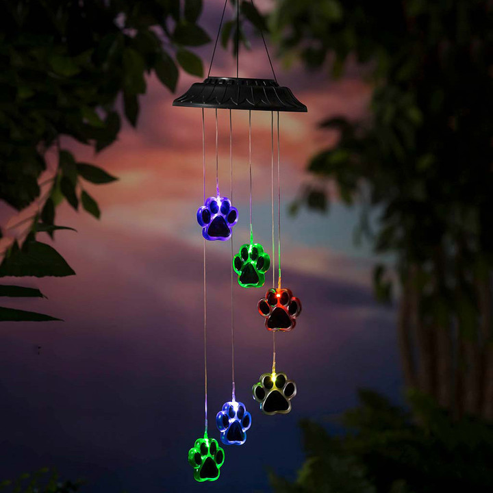 Paw Prints Solar Wind Chime 🔥HOT DEAL - 50% OFF🔥