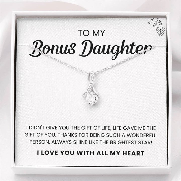 To My Bonus Daughter | Shine Like The Brightest Star | Necklace 🔥HOT DEAL - 50% OFF🔥