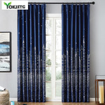 YokiSTG Blackout Curtains For Living Room Children Kids Baby Room Curtains Bedroom Cartoon Castle Curtains Lovely Drapes Gift