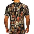 Horror character pattern men's T-shirt