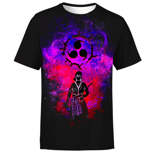 Sasuke Uchiha Fire Power T Shirt
