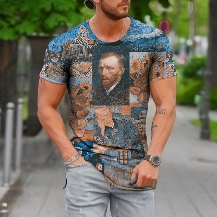 Van Gogh's painting men's t-shirt