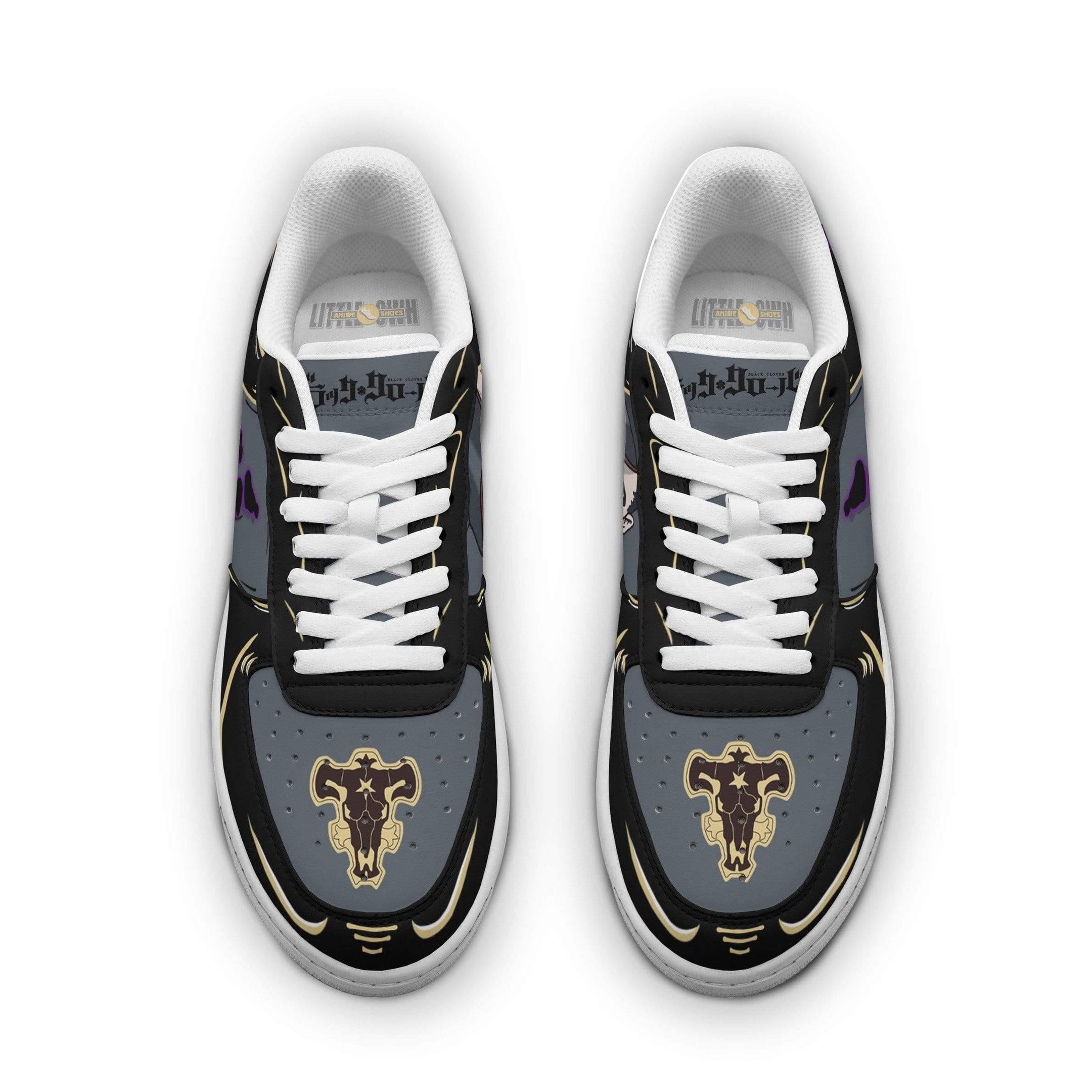 Gordon Agrippa AF Sneakers Custom Black Clover Anime Shoes - LittleOwh - 3