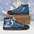 Sailor Mercury High Top Shoes Custom Sailor Moon Anime Canvas Sneakers - LittleOwh - 2