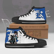 L High Top Canvas Shoes Custom Death Note Anime Sneakers - LittleOwh - 2