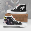 Gajeel Redfox High Top Canvas Shoes Custom Fairy Tail Anime Sneakers - LittleOwh - 1
