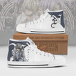 Near High Top Canvas Shoes Custom Death Note Anime Sneakers - LittleOwh - 1