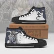Near High Top Canvas Shoes Custom Death Note Anime Sneakers - LittleOwh - 2