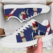 Todoroki Sneakers Shoto My Hero Academia Shoes Custom Anime Skate Low Tops - LittleOwh - 2