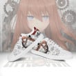 Kurisu Makise Sneakers Custom SteinsGate Anime Skateboard Shoes - LittleOwh - 4