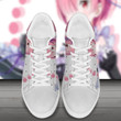 Ram Pink Skate Sneakers Custom Re:Zero Anime Shoes - LittleOwh - 3