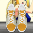 Dr.Stone Kohaku Skate Sneakers Custom Dr. Stone Anime Shoes - LittleOwh - 3