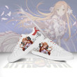 Asuna Yuuki Sneakers Custom Sword Art Online Anime Skateboard Shoes - LittleOwh - 4