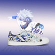 Killua Shoes Custom Hunter x Hunter Shoes Anime Skate Low Top Sneakers - LittleOwh - 3