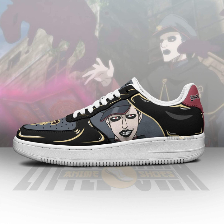Gordon Agrippa AF Sneakers Custom Black Clover Anime Shoes - LittleOwh - 4