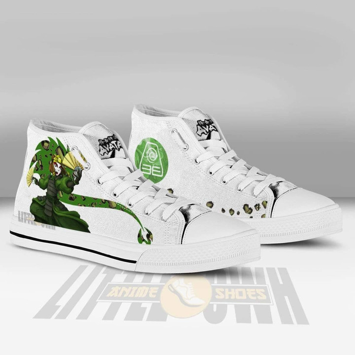 Suki High Top Canvas Shoes Custom Avatar: The Last Airbender Anime Sneakers - LittleOwh - 3
