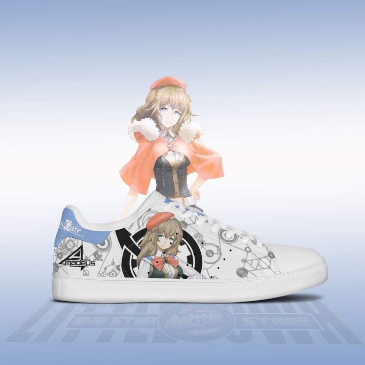Yuki Amane Sneakers Custom Steins;Gate Anime Skateboard Shoes - LittleOwh - 2