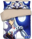 Inuyasha Bed Set Blue Sesshomaru Anime Bedding