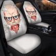 Attack On Titan Car Seat Cover Chibi Cute Anime Gift For Fans-8xgear.com
