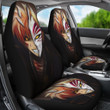 Bleach Car Seat Covers Black Kurosaki Ichigo Anime Gift For Fans-8xgear.com