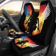 Attack On Titan Car Seat Cover Mikasa Anime Gift For Fans-8xgear.com