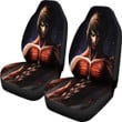 Attack On Titan Car Seat Cover Eren Anime Gift For Fans-8xgear.com