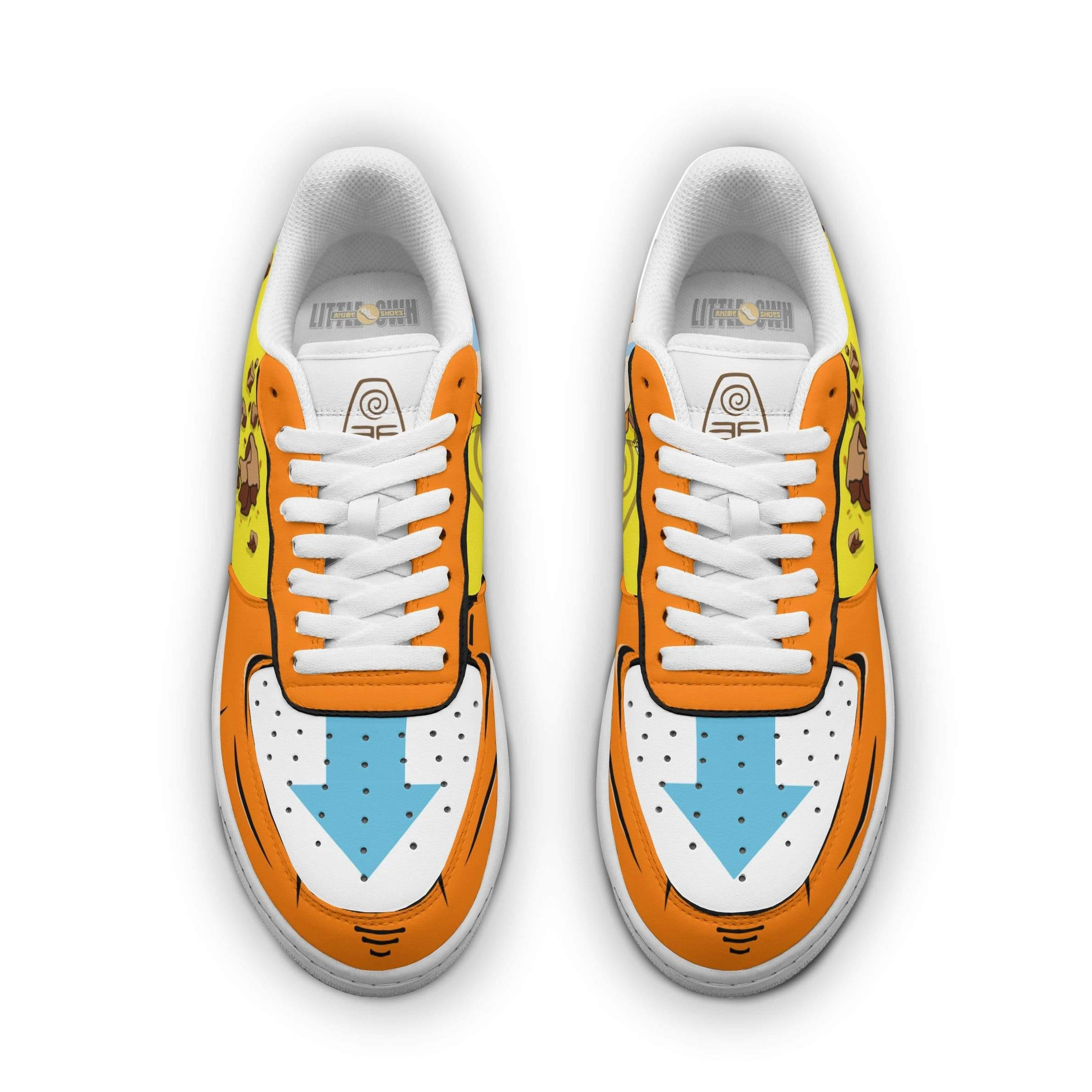 Aang AF Sneakers Custom Earthbending Avatar: The Last Airbender Anime Shoes - LittleOwh - 3