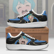 Grey AF Sneakers Custom Black Clover Anime Shoes - LittleOwh - 1