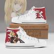 Misa Amane High Top Canvas Shoes Custom Death Note Anime Sneakers - LittleOwh - 1