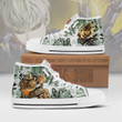 Genos High Top Canvas Shoes Custom One Punch Man Anime Mixed Manga Style - LittleOwh - 1